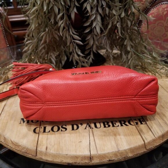 Michael Kors Weston Leather Crossbody Purse - Picture 7 of 8